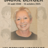 Hommage à Jackie Berger