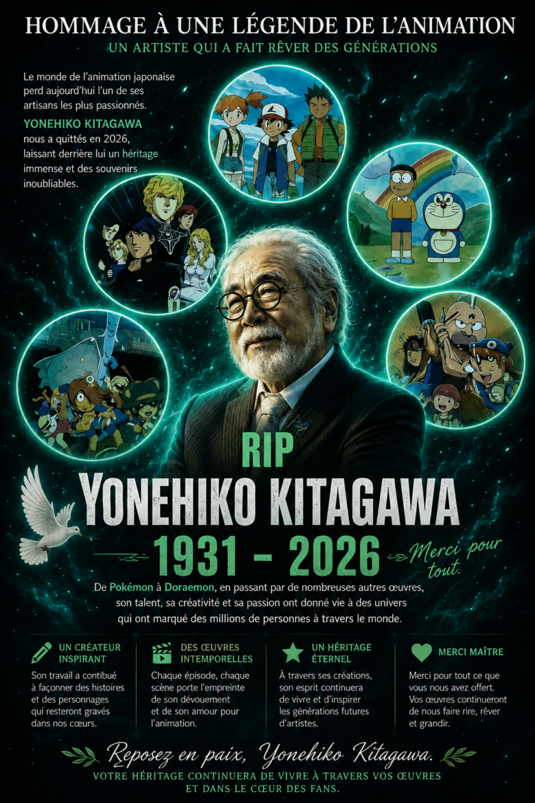 Hommage à Yonehiko Kitagawa, une figure de l’animation japonaise s’en est allée