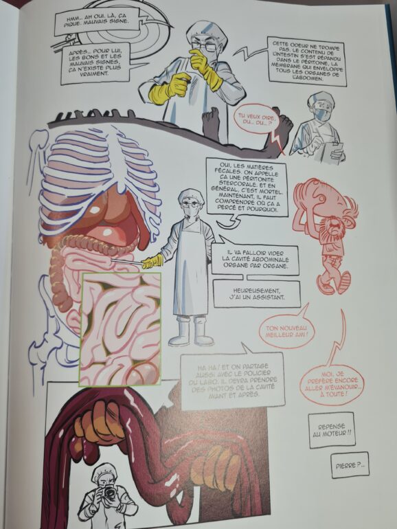 Exemple typique d'un documentaire complet de l'anatomie humaine dans POST MORTEM