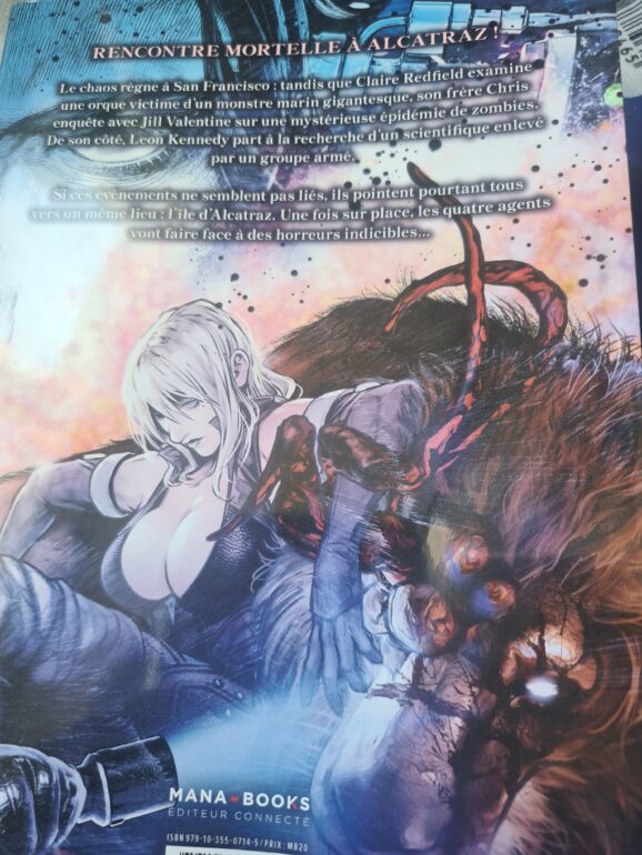 4è de couverture Resident Evil : Death Island
