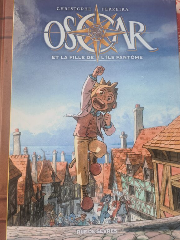 1ère de couverture d OSCAR et la fille de l'île fantöme