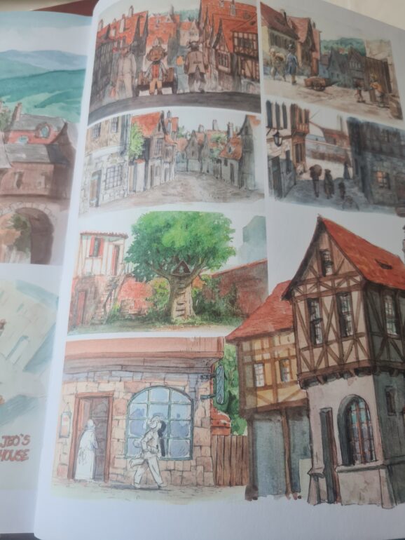 Croquis en beauté de la ville de Portbeaumare.